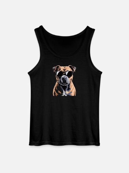 Staffordshire Bullterrier - Gildan Männer Tank Top - Schwarz