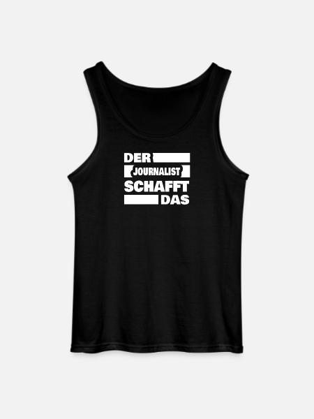 journalist - Gildan Men’s Tank Top - black