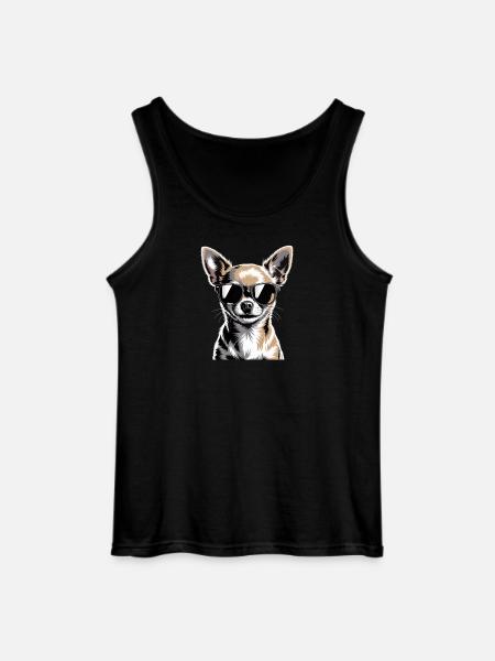 Chihuahua - Gildan Men’s Tank Top - black