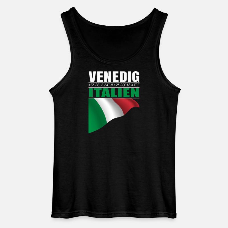 Venedig - Gildan Männer Tank Top - Schwarz