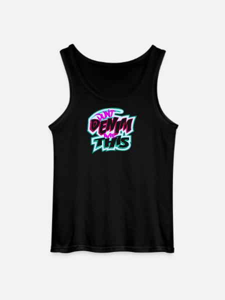 Don't Denim Me This - Gildan Men’s Tank Top - black