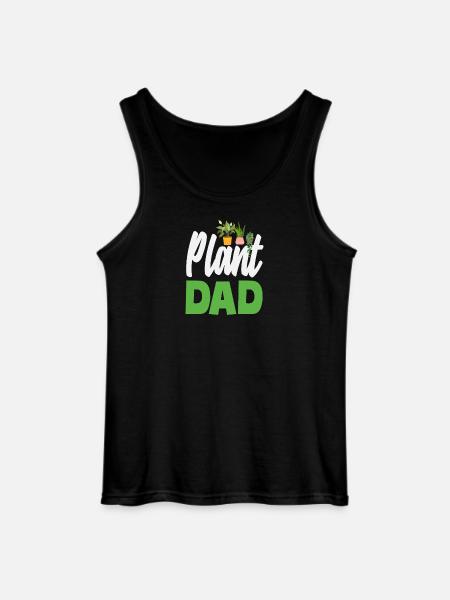 Plant Lover Father Gardening Home Gardener - Gildan Men’s Tank Top - black
