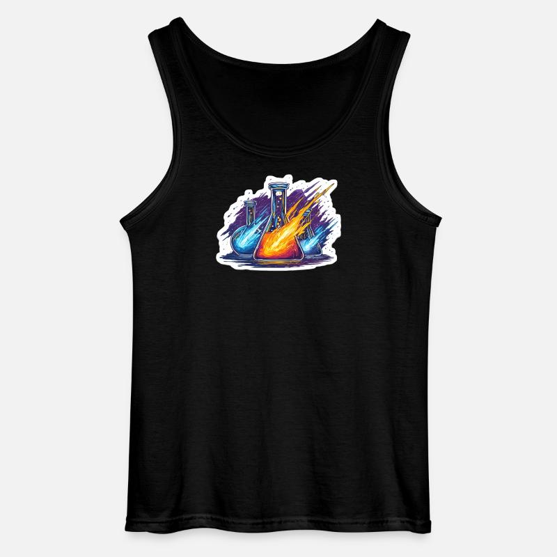 Labor-Geek-Quadrantiden-Meteorregen-Laborexperiment - Gildan Männer Tank Top - Schwarz