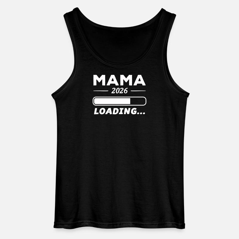 Mama 2026 Loading... - Gildan Männer Tank Top - Schwarz