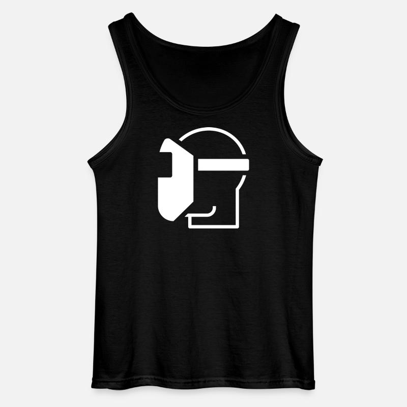 Schweißen, Schweißer, Schweißfachmann - Gildan Männer Tank Top - Schwarz