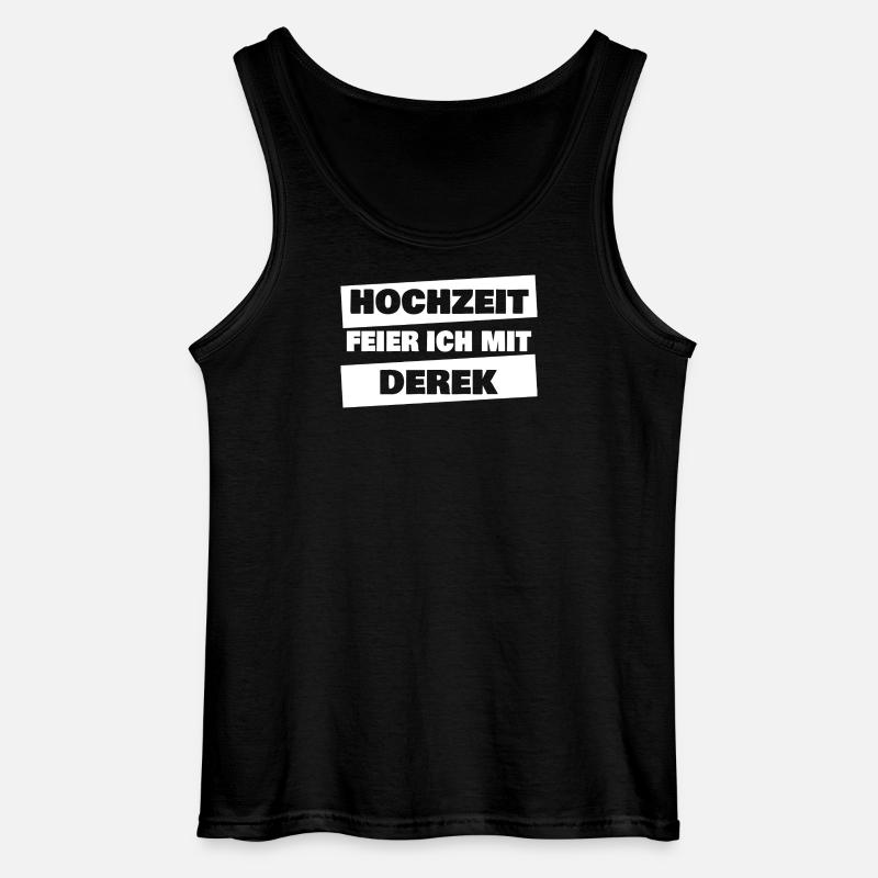 Bachelor Party Derek - Gildan Men’s Tank Top - black