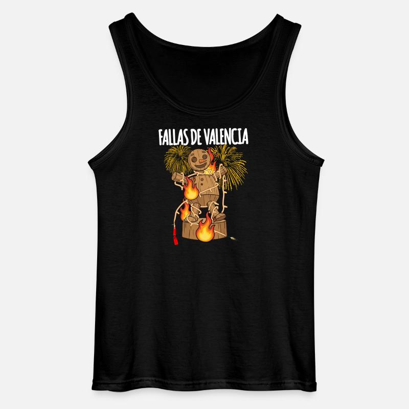 Fallas De Valencia Falla - Gildan Männer Tank Top - Schwarz
