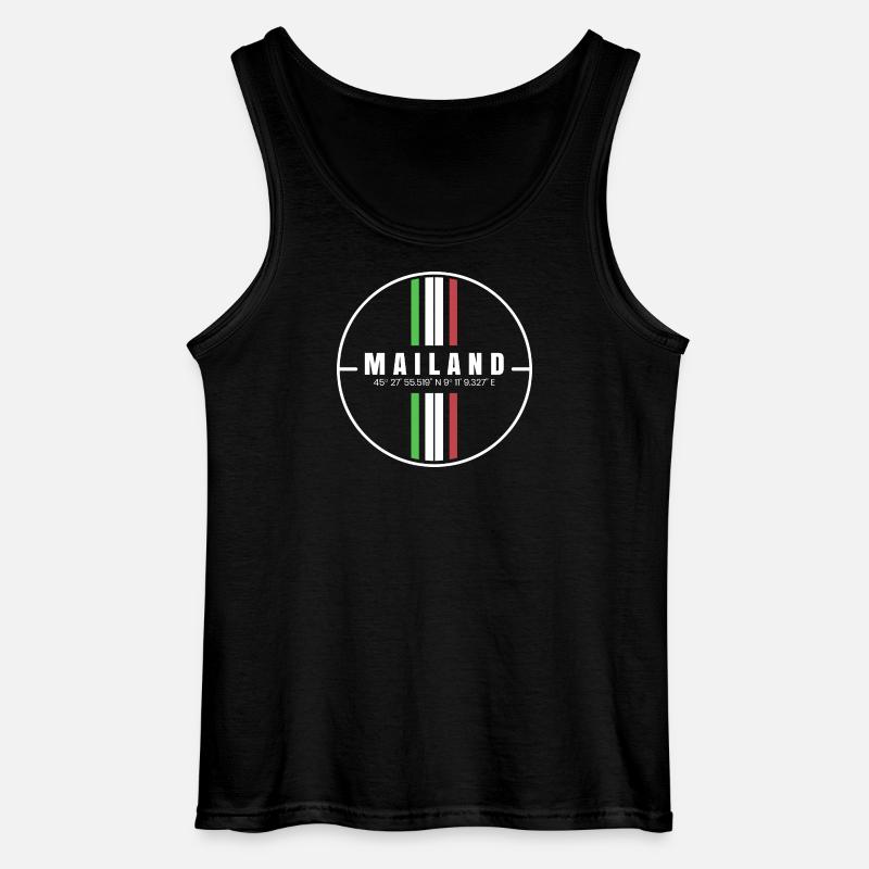 Milan Coordinates - Gildan Men’s Tank Top - black