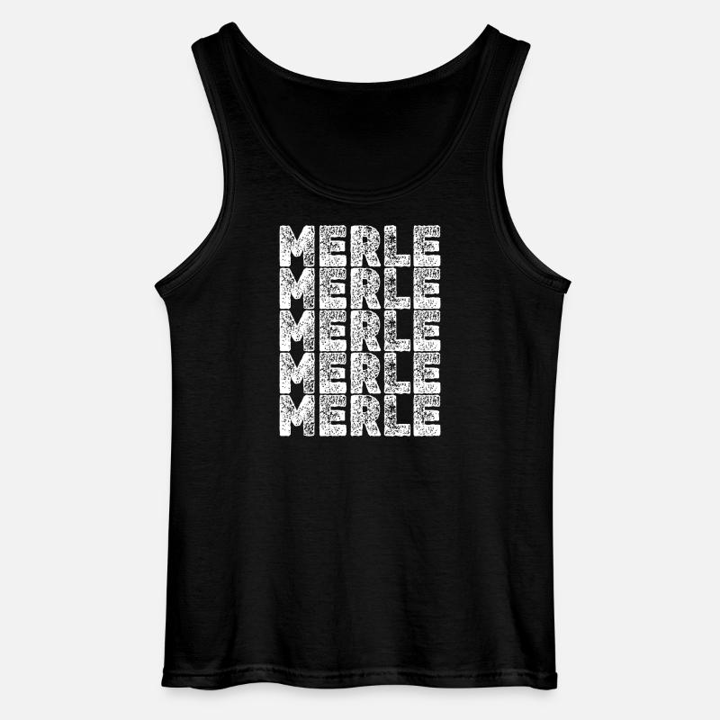 Held Merle - Gildan Männer Tank Top - Schwarz