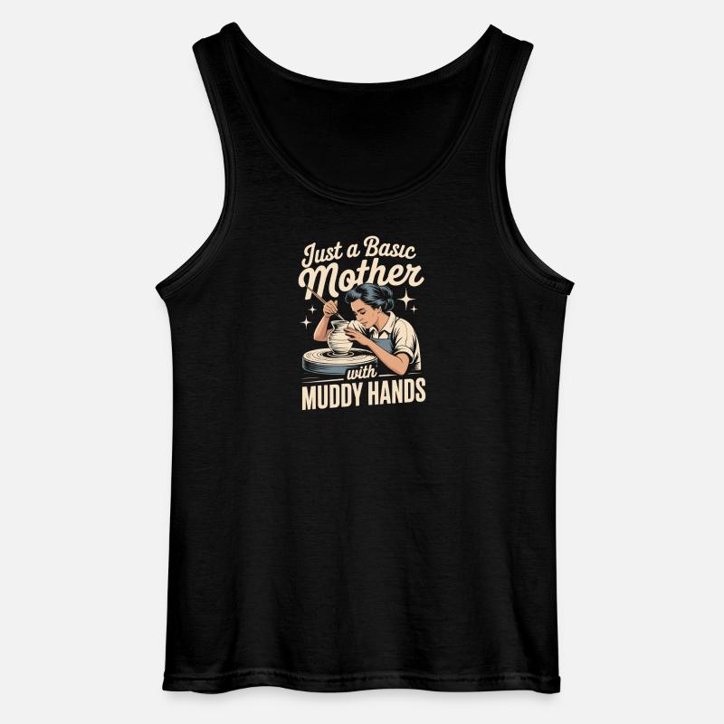 Töpfern Pottery Studio Keramik Liebe - Gildan Männer Tank Top - Schwarz