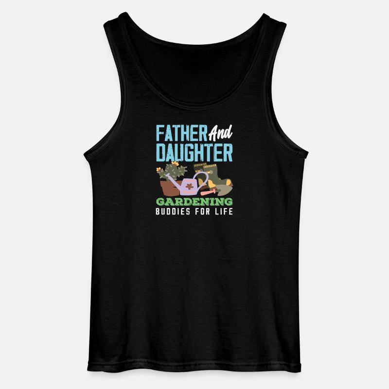 Vater-tochter-gartenarbeit Garten - Gildan Männer Tank Top - Schwarz