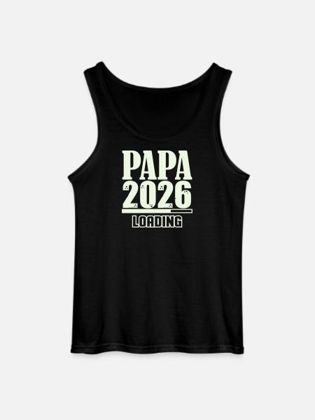 Papa 2026 Loading - Gildan Men’s Tank Top - black