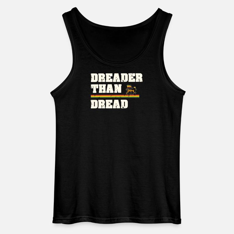 Dreader Than Dread - Gildan Men’s Tank Top - black