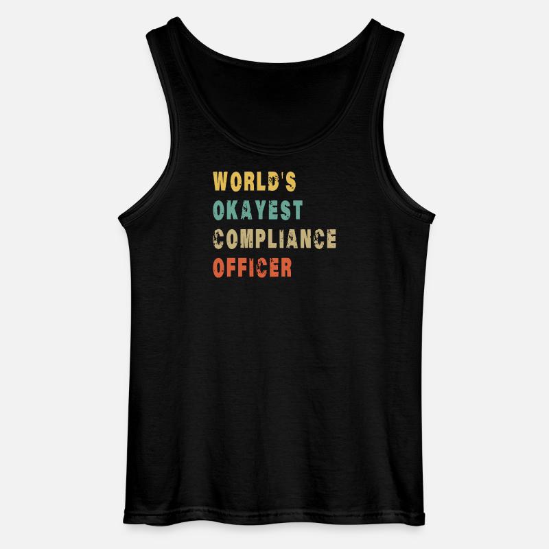 Der weltweit beste Compliance-Beauftragte - Gildan Männer Tank Top - Schwarz
