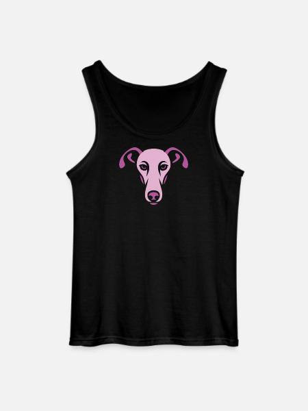 Greyhound, Galgo - Gildan Men’s Tank Top - black