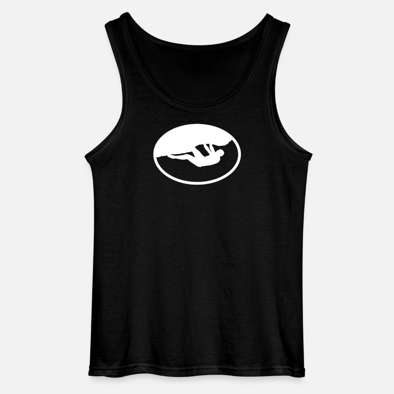 Outdoor Boulderer - Gildan Männer Tank Top - Schwarz