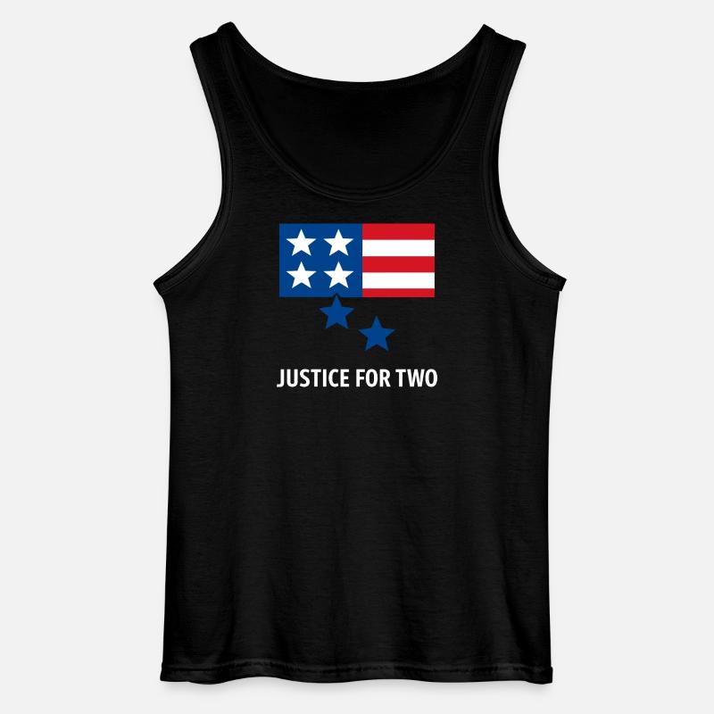 Justice For Two - Gildan Männer Tank Top - Schwarz