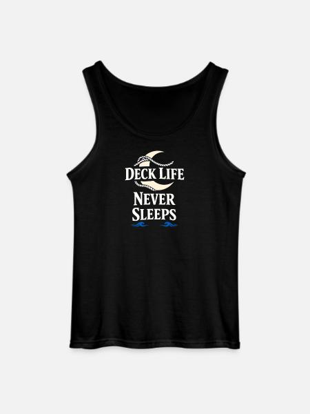 Seemannschaftsgeschenk Für Deckhand Ocean Work - Gildan Männer Tank Top - Schwarz