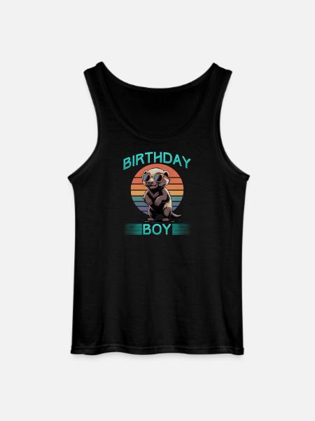 Funny Honey Badger - Gildan Männer Tank Top - Schwarz