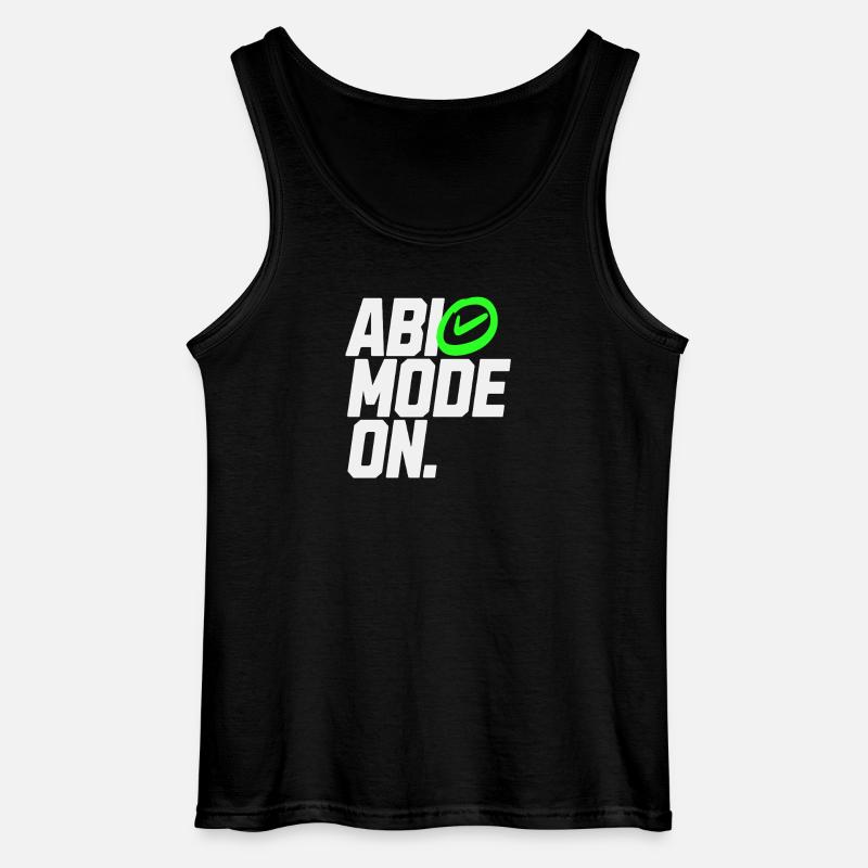 ABI MODE ON - Gildan Männer Tank Top - Schwarz
