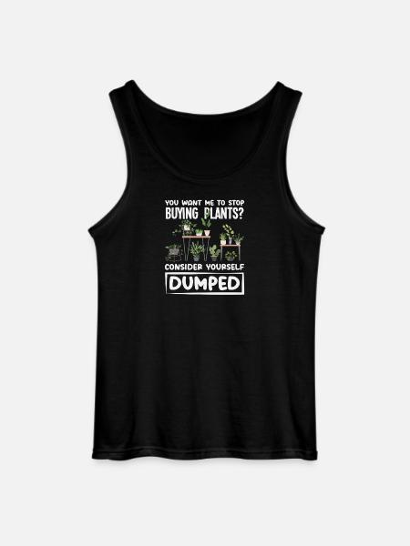 Plant Lover Plants Gardener Hobby - Gildan Men’s Tank Top - black