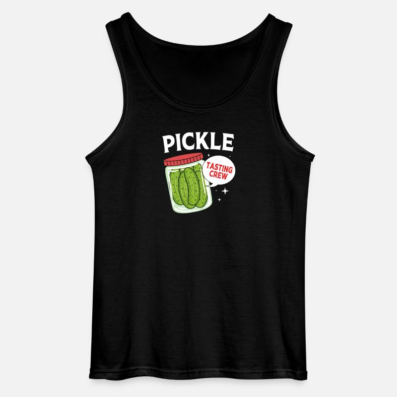 Essiggurke Gurke Gurken - Gildan Männer Tank Top - Schwarz