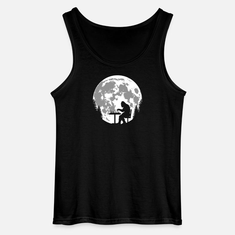 Bigfoot Schach - Gildan Männer Tank Top - Schwarz