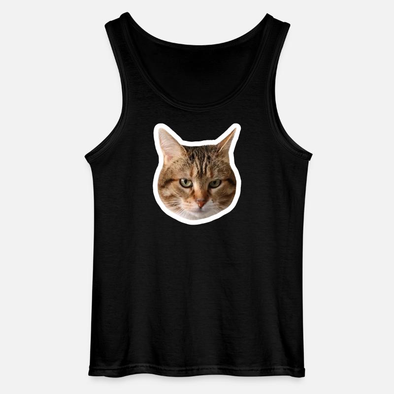 Missty Sad Decal - Gildan Männer Tank Top - Schwarz