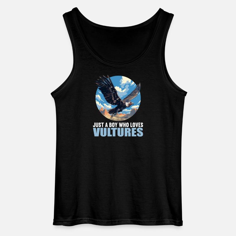 Geier - Gildan Männer Tank Top - Schwarz