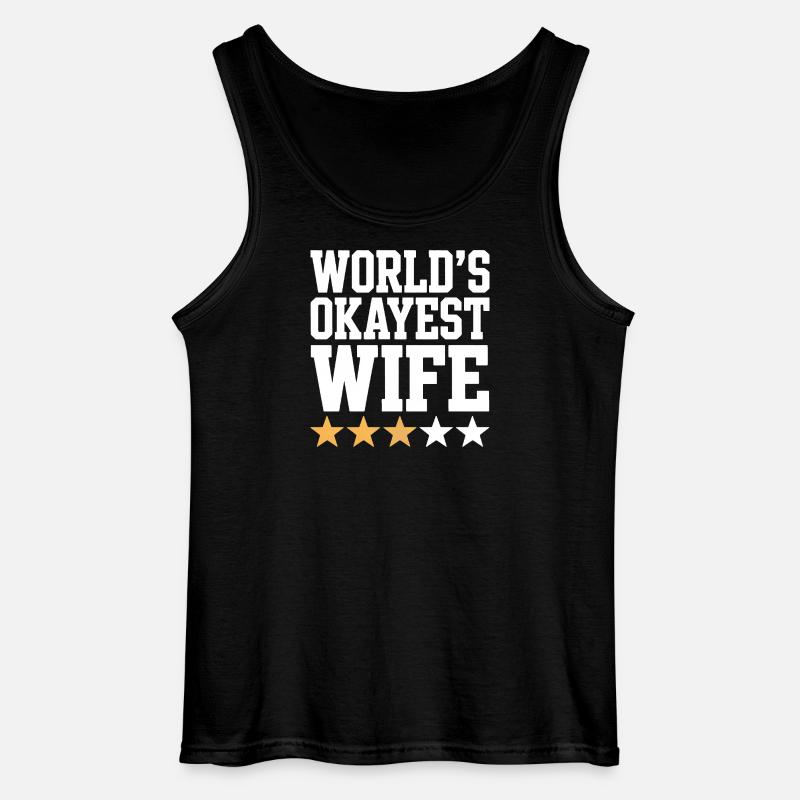 Die beste Ehefrau der Welt Tee - Gildan Männer Tank Top - Schwarz