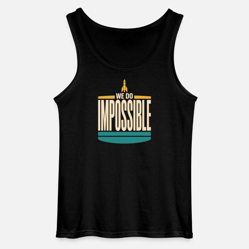 Rocket Science Rocket Scientist Aerospace - Gildan Men’s Tank Top - black