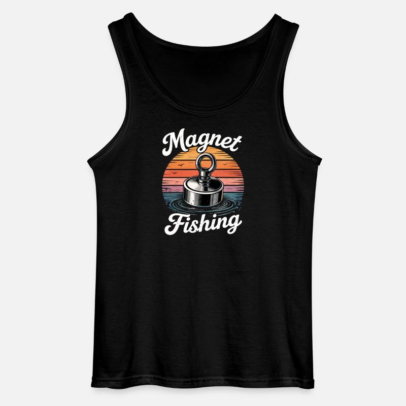 Magnetfiskeri - Gildan tanktop til mænd - sort