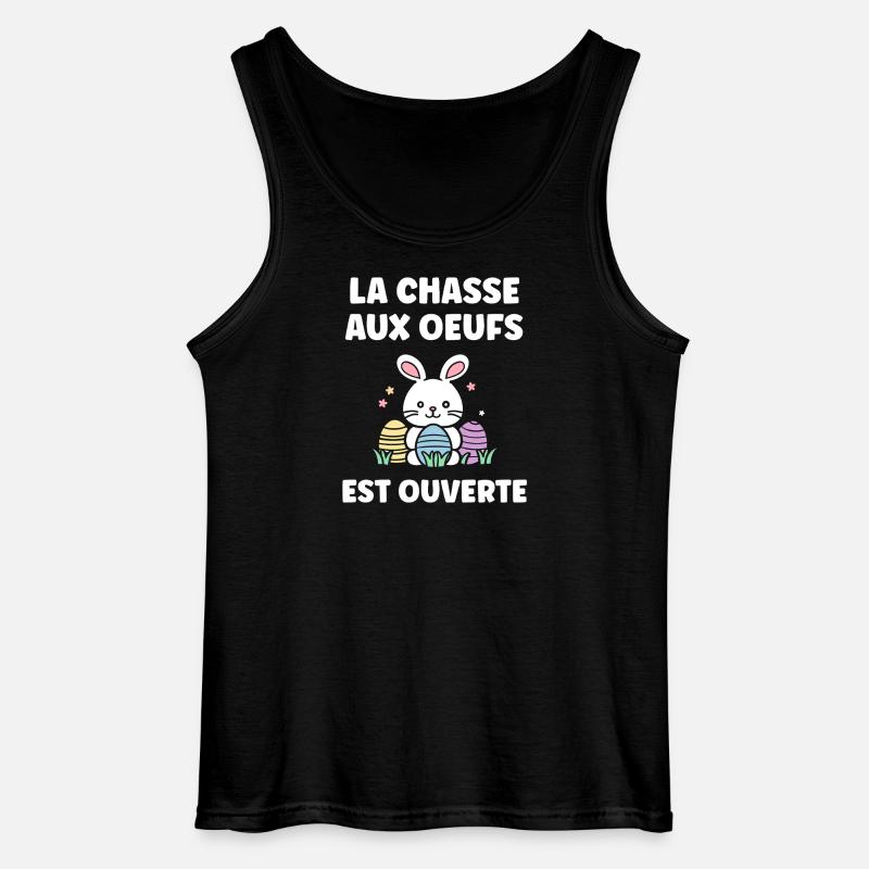 Eiersuche - Gildan Männer Tank Top - Schwarz