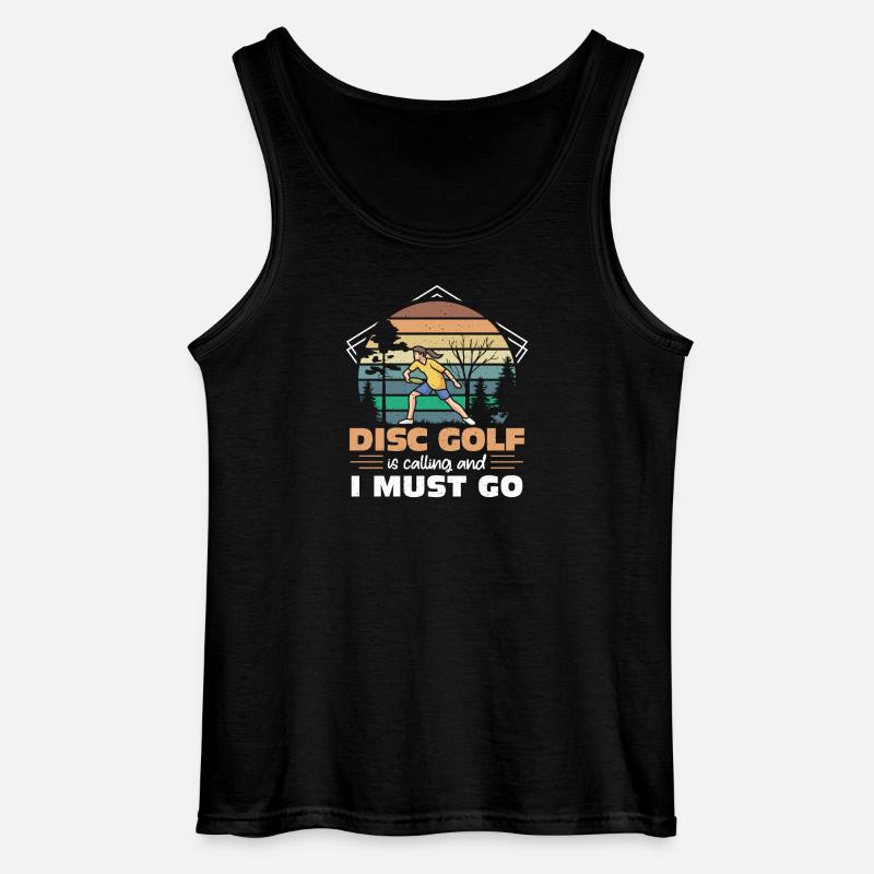 Disc Golf Geschenke Discgolf - Gildan Männer Tank Top - Schwarz
