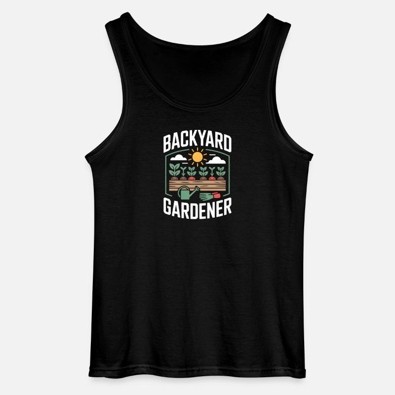 Baghavegartner Havegartner - Gildan tanktop til mænd - sort