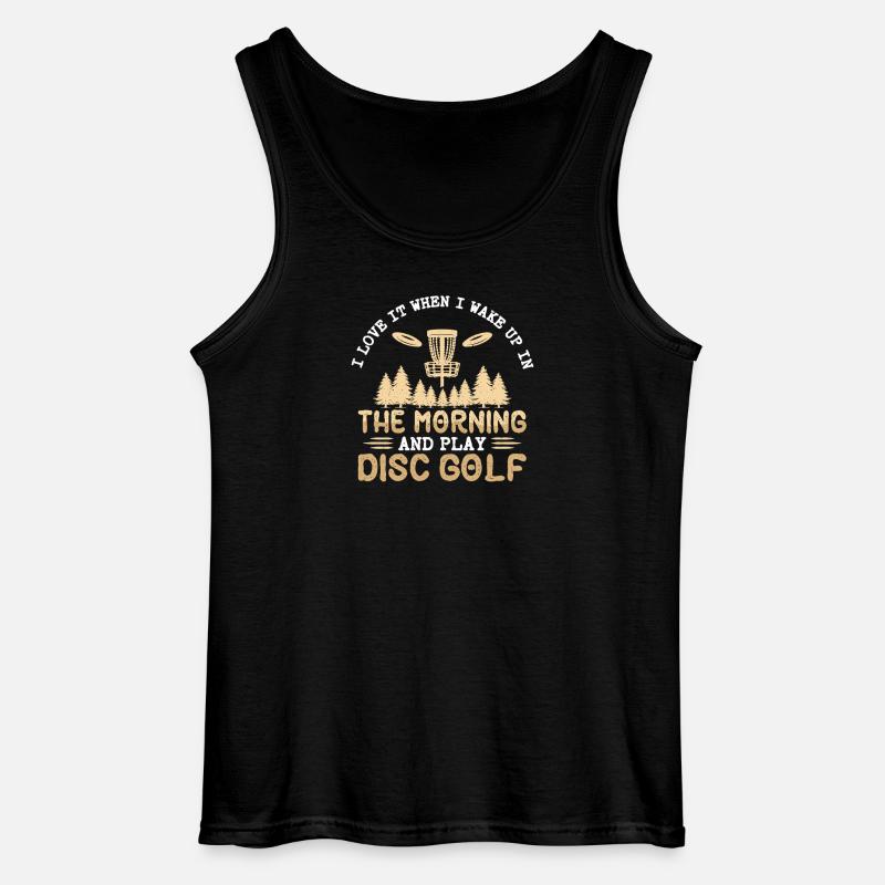 Disc Golf Geschenke Discgolf - Gildan Männer Tank Top - Schwarz
