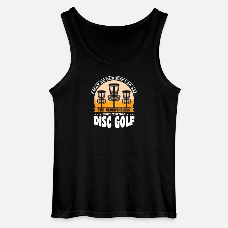 Disc Golf Geschenke Discgolf - Gildan Männer Tank Top - Schwarz