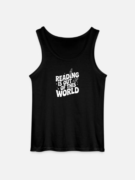 Lesen ist außerirdisch - Gildan Männer Tank Top - Schwarz