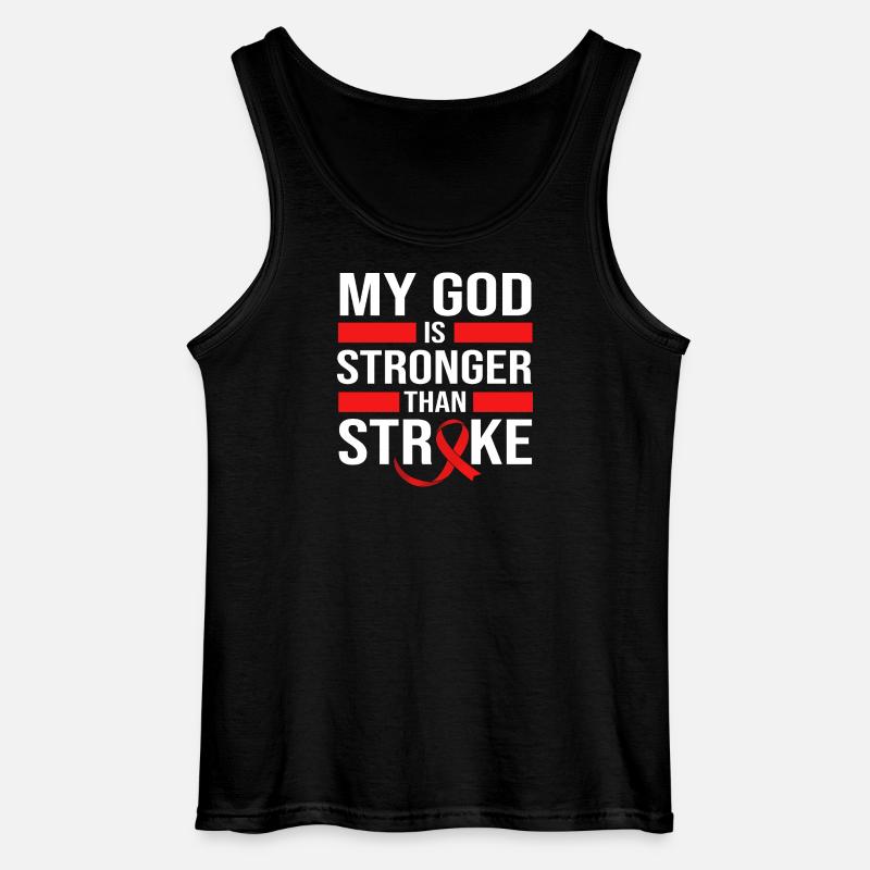 Stroke Stroke - Gildan tanktop til mænd - sort