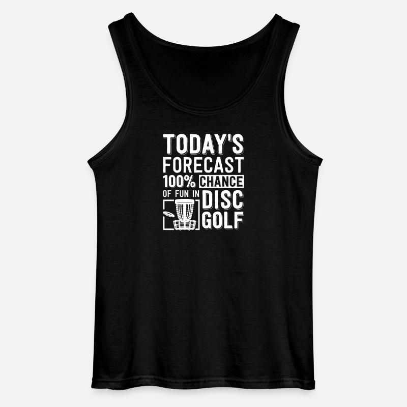 Disc Golf Geschenke Discgolf - Gildan Männer Tank Top - Schwarz