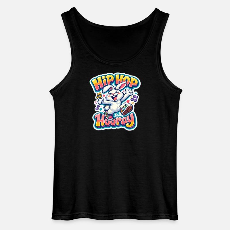 Hasenkinder - Gildan Männer Tank Top - Schwarz