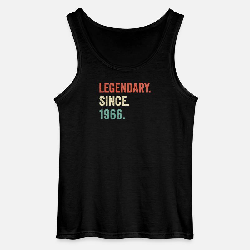 legendär seit 1966 - Gildan Männer Tank Top - Schwarz