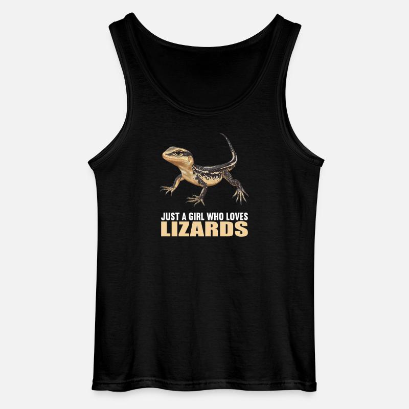 Eidechsen Eidechse - Gildan Männer Tank Top - Schwarz