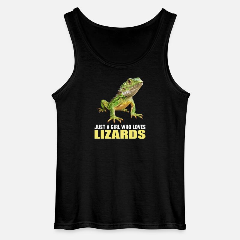 Eidechsen Eidechse - Gildan Männer Tank Top - Schwarz