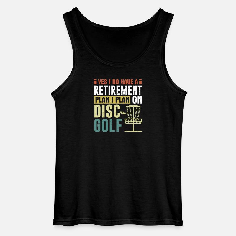 Disc Golf Geschenke Discgolf - Gildan Männer Tank Top - Schwarz