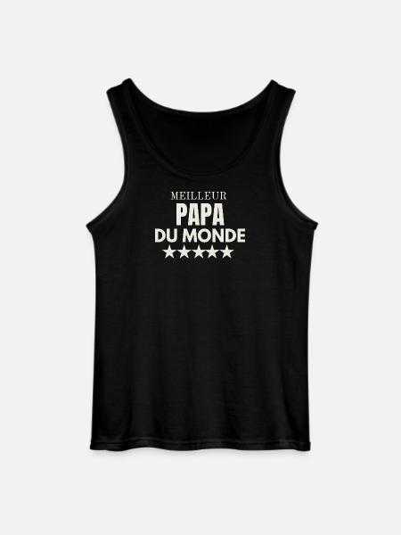 Bester Vater der Welt - Gildan Männer Tank Top - Schwarz