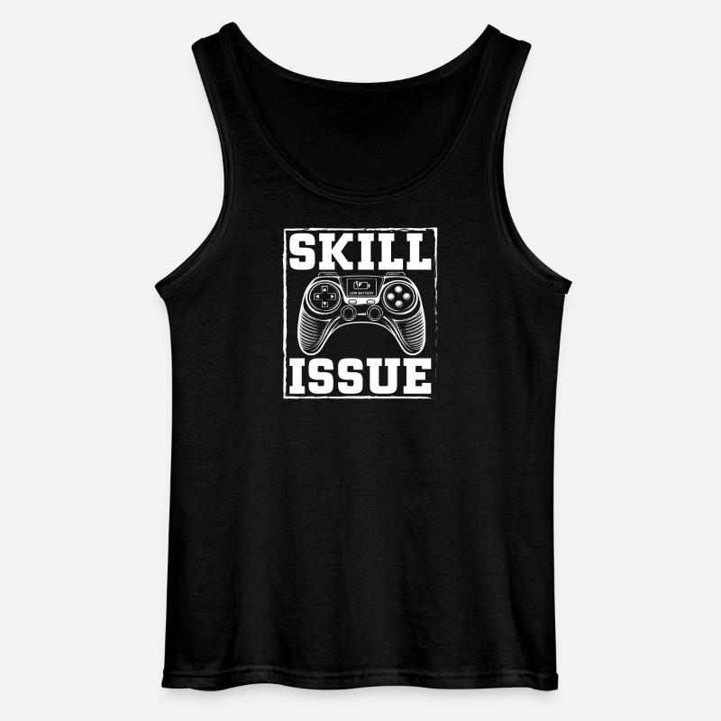 Gaming Gamer Videospiele Controller Zocken Zocker - Gildan Männer Tank Top - Schwarz