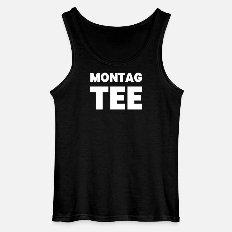 Tee - Gildan Männer Tank Top - Schwarz