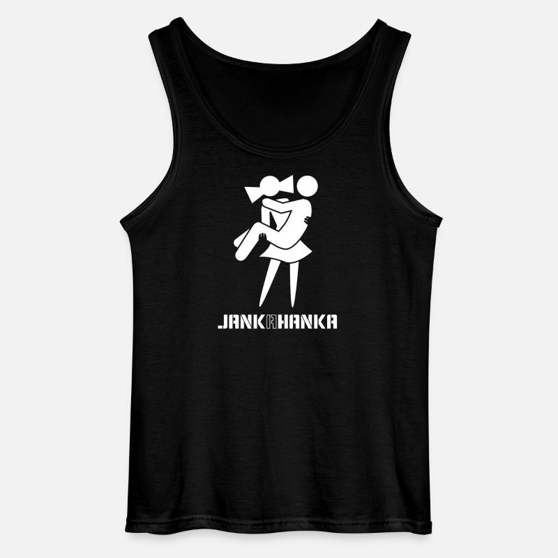 JANK A HANKA - Gildan Männer Tank Top - Schwarz