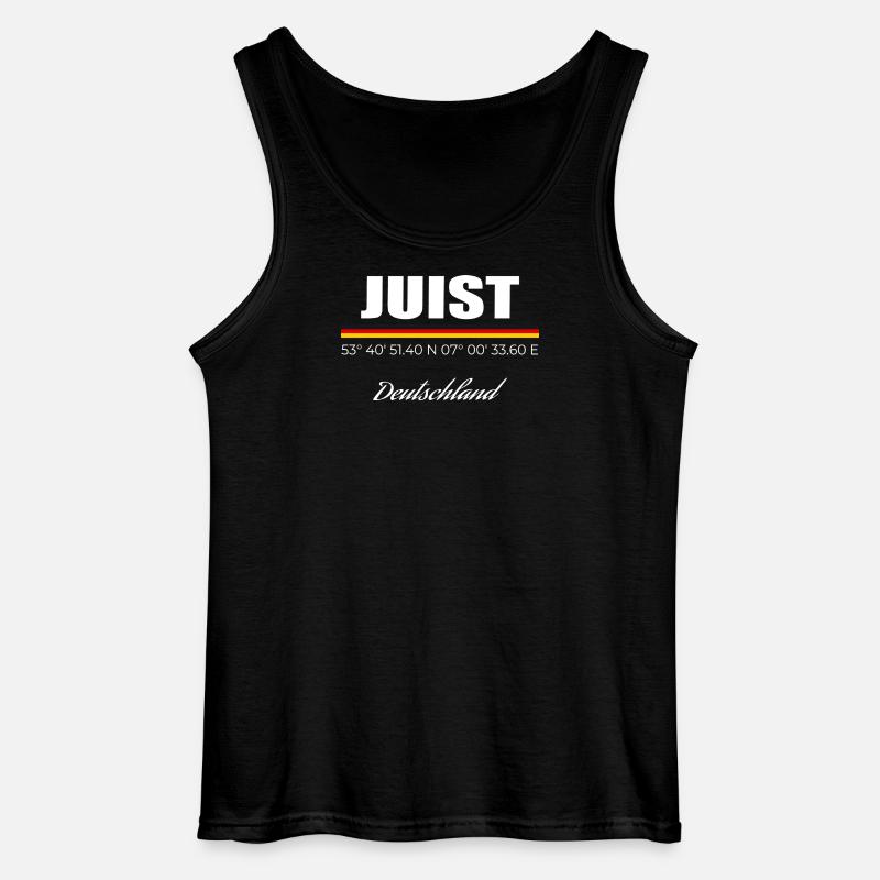 Juist - Gildan Männer Tank Top - Schwarz